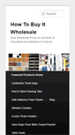 Mobile Screenshot of howtobuyitwholesale.com