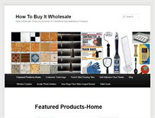 Tablet Screenshot of howtobuyitwholesale.com